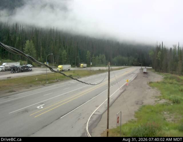 Rogers Pass highway camera
