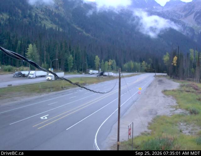 Rogers Pass highway camera