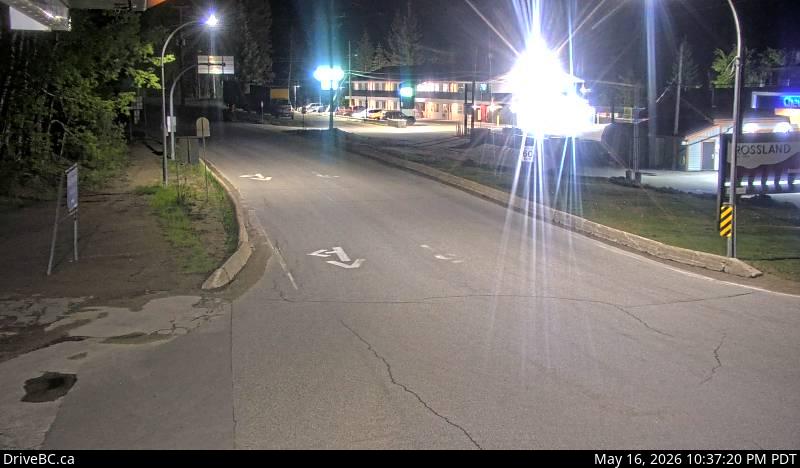 Rossland eastbound