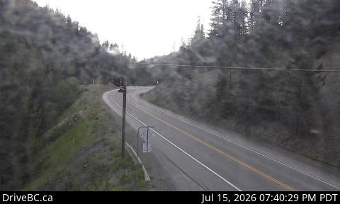 DriveBC webcam: Similkameen Falls — West on Highway 3 (Hope-Princeton)