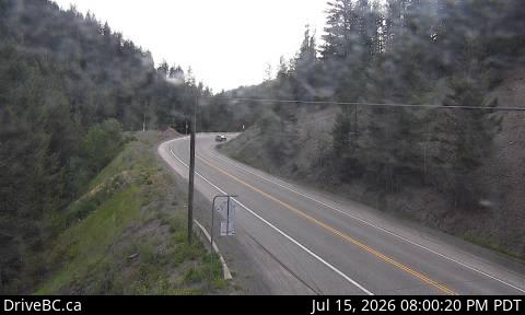 DriveBC webcam: Similkameen Falls — West on Highway 3 (Hope-Princeton)