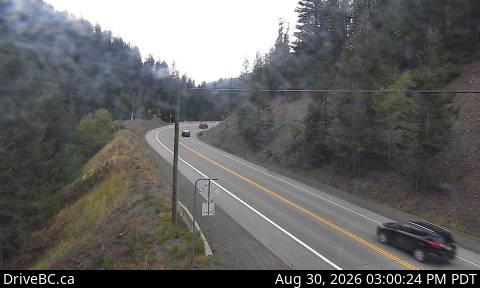 DriveBC webcam: Similkameen Falls — West on Highway 3 (Hope-Princeton)