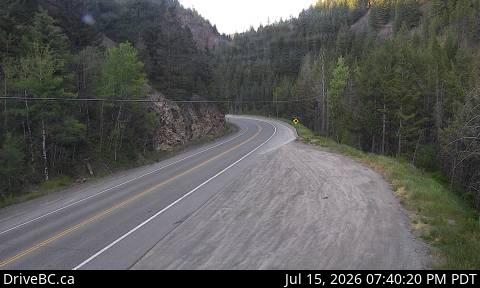 DriveBC webcam: Similkameen Falls — East on Highway 3 (Hope-Princeton)