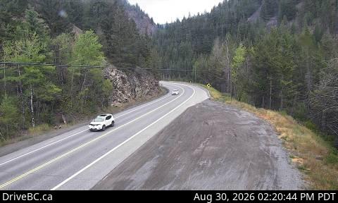 DriveBC webcam: Similkameen Falls — East on Highway 3 (Hope-Princeton)
