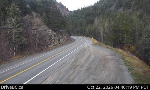 Live DriveBC webcam: Similkameen Falls — East on Highway 3 (Hope-Princeton)