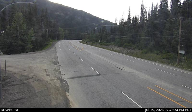 DriveBC webcam: Allison Pass — West on Highway 3 (Hope-Princeton)