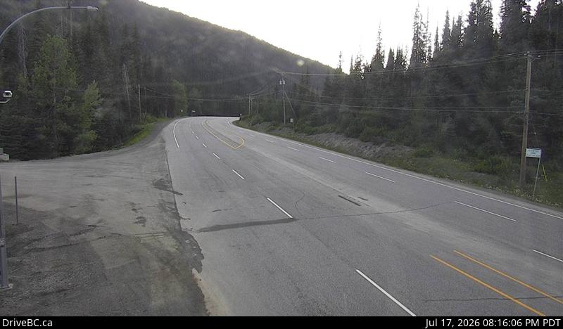 Live DriveBC webcam: Allison Pass — West on Highway 3 (Hope-Princeton)