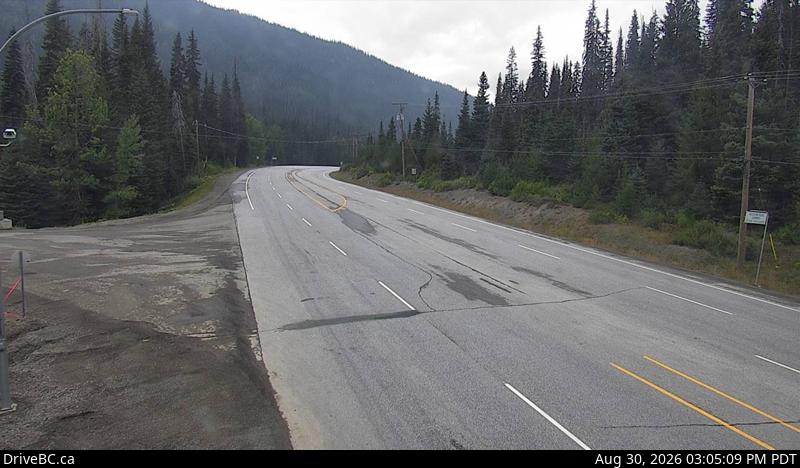DriveBC webcam: Allison Pass — West on Highway 3 (Hope-Princeton)