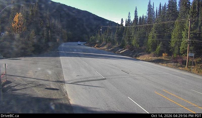 Live DriveBC webcam: Allison Pass — West on Highway 3 (Hope-Princeton)