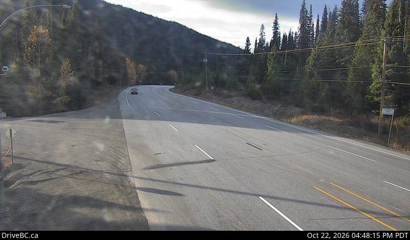 Live DriveBC webcam: Allison Pass — West on Highway 3 (Hope-Princeton)