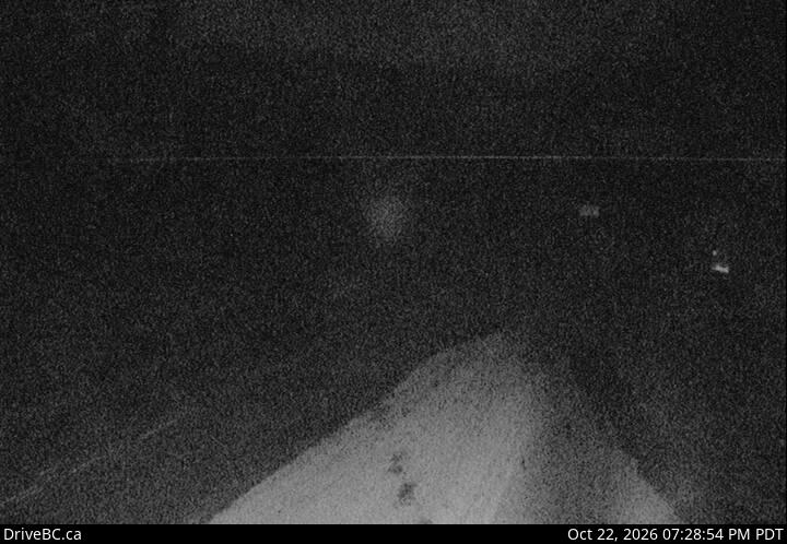DriveBC camera: Highway 16 about 22 km east of Burns Lake at Augier Road, looking north.