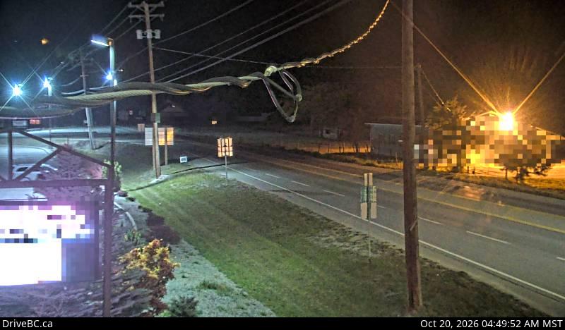 DriveBC webcam: Creston — North on Highway 3 (Kootenay Pass)