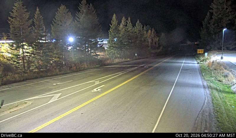 DriveBC webcam: Creston — West on Highway 3 (Kootenay Pass)