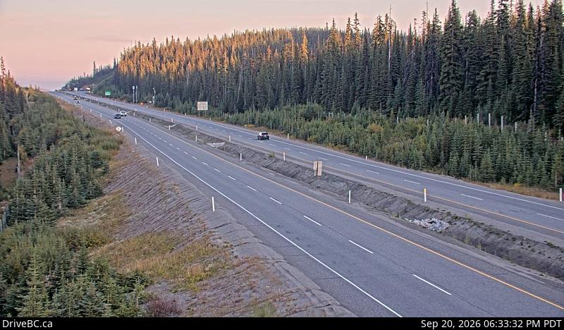 Pennask Summit - E highway camera