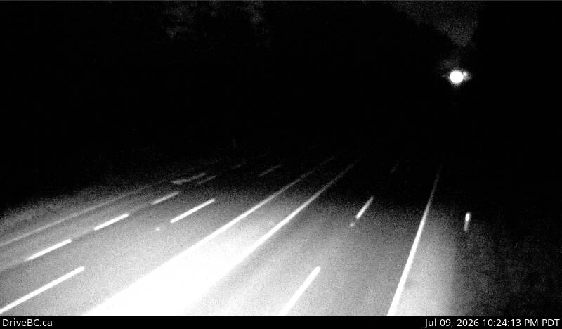 DriveBC webcam: Bamberton — South on Highway 1 (Malahat)
