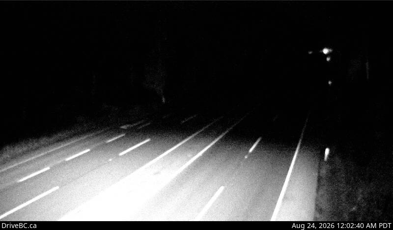 DriveBC webcam: Bamberton — South on Highway 1 (Malahat)