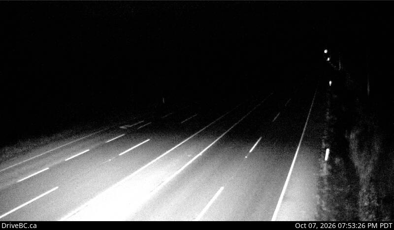 DriveBC webcam: Bamberton — South on Highway 1 (Malahat)