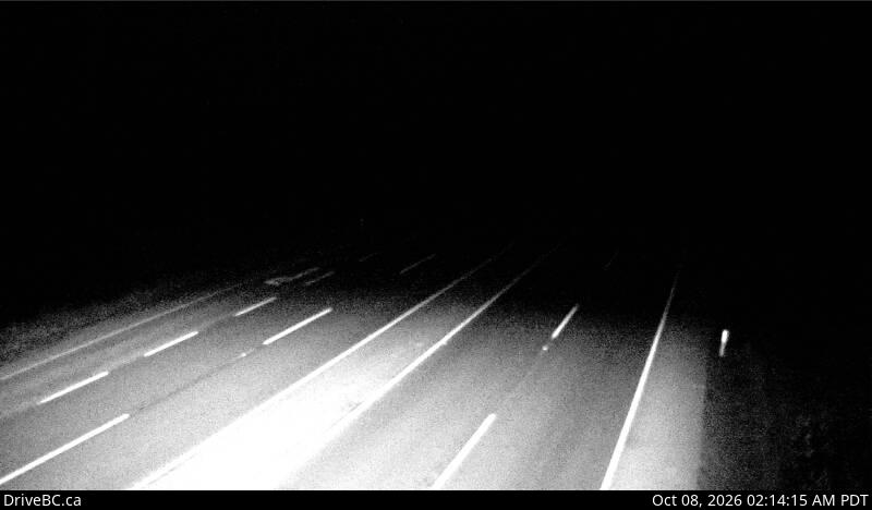 DriveBC webcam: Bamberton — South on Highway 1 (Malahat)