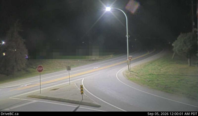Live DriveBC webcam: Salmo on Highway 3 (Kootenay Pass)