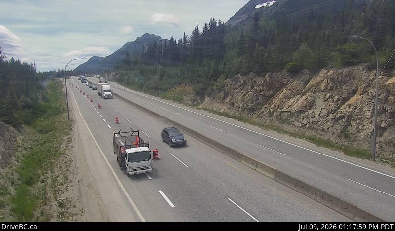 Coquihalla Lakes — North — Hwy 5 about 61 km south of Merritt, looking north
