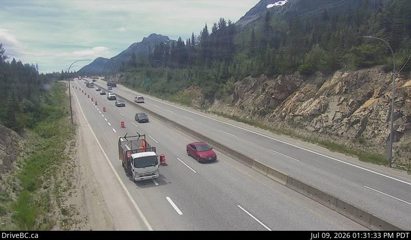 Coquihalla Lakes — North — Hwy 5 about 61 km south of Merritt, looking north