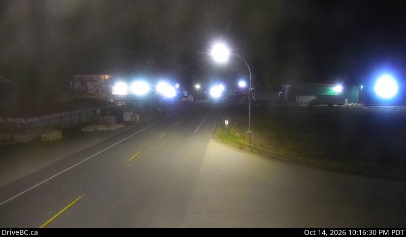 DriveBC webcam: Keremeos — West on Highway 3 (Hope-Princeton)