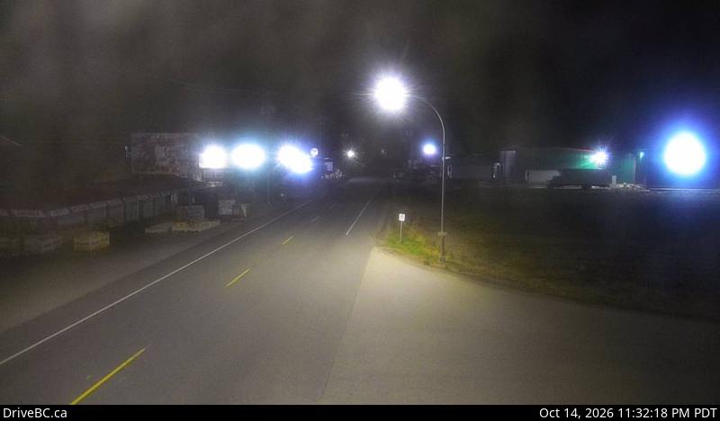 DriveBC webcam: Keremeos — West on Highway 3 (Hope-Princeton)