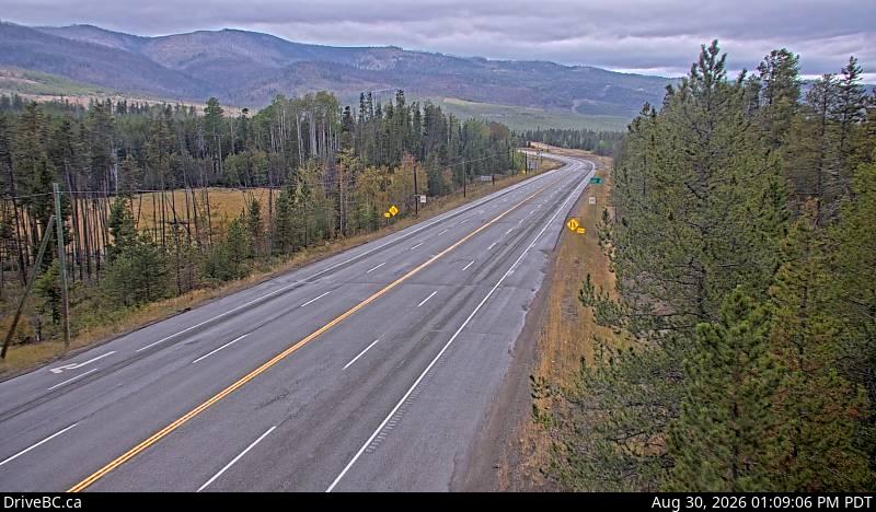 Live DriveBC webcam: Sunday Summit — North on Highway 3 (Hope-Princeton)