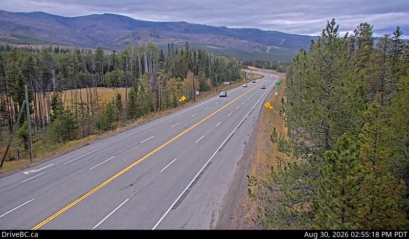 DriveBC webcam: Sunday Summit — North on Highway 3 (Hope-Princeton)