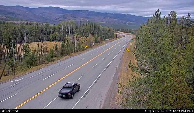 DriveBC webcam: Sunday Summit — North on Highway 3 (Hope-Princeton)