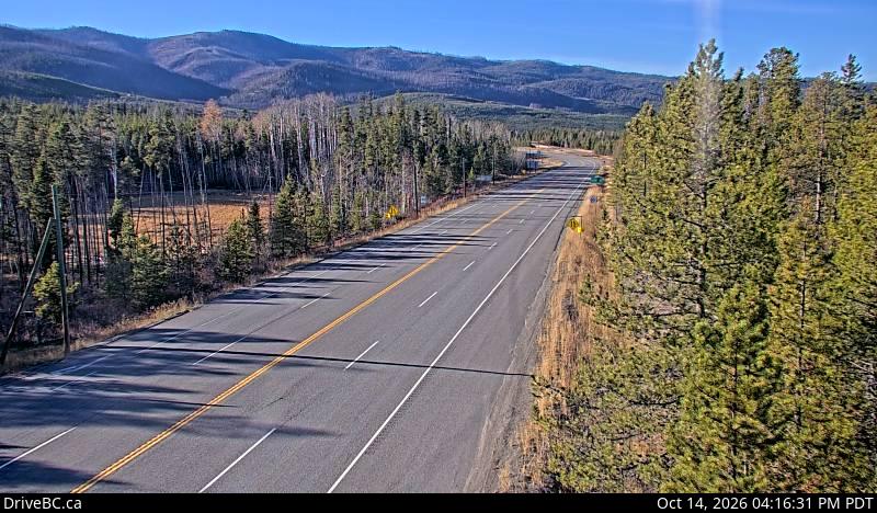 DriveBC webcam: Sunday Summit — North on Highway 3 (Hope-Princeton)
