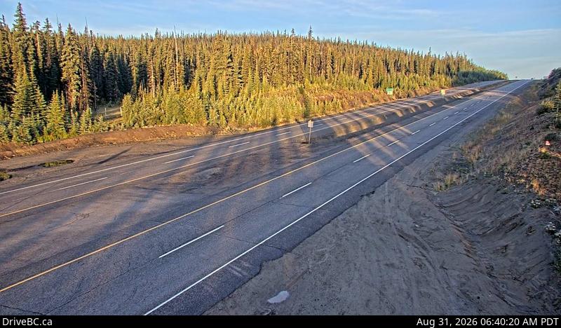 Pennask Summit - W highway camera