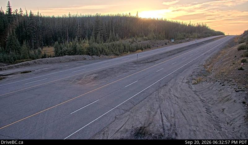 Pennask Summit - W highway camera