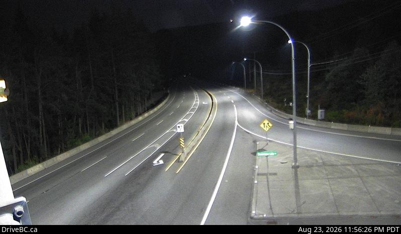 DriveBC webcam: Malahat Drive — South on Highway 1 (Malahat)
