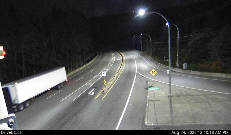 DriveBC webcam: Malahat Drive — South on Highway 1 (Malahat)