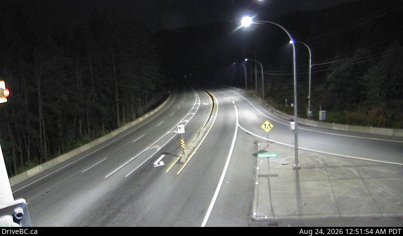 DriveBC webcam: Malahat Drive — South on Highway 1 (Malahat)