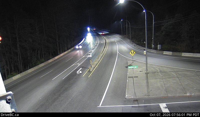 DriveBC webcam: Malahat Drive — South on Highway 1 (Malahat)