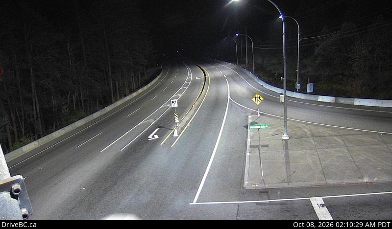 DriveBC webcam: Malahat Drive — South on Highway 1 (Malahat)