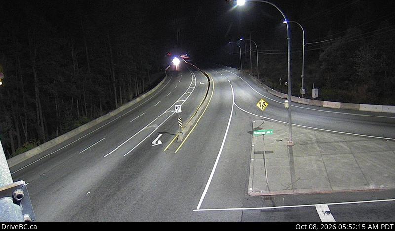 DriveBC webcam: Malahat Drive — South on Highway 1 (Malahat)