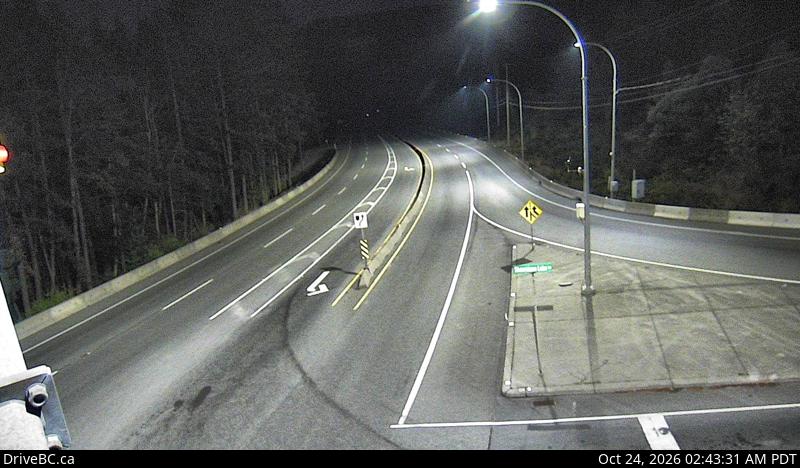 DriveBC webcam: Malahat Drive — South on Highway 1 (Malahat)