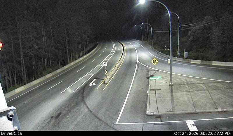 DriveBC webcam: Malahat Drive — South on Highway 1 (Malahat)