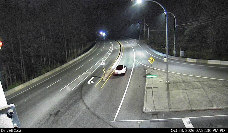 DriveBC webcam: Malahat Drive — South on Highway 1 (Malahat)