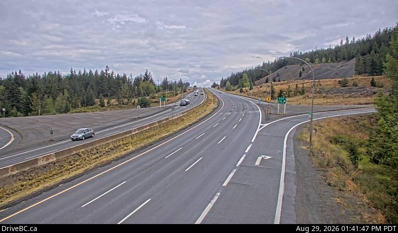 Comstock — North — Hwy 5 about 15 km south of Merritt, looking north