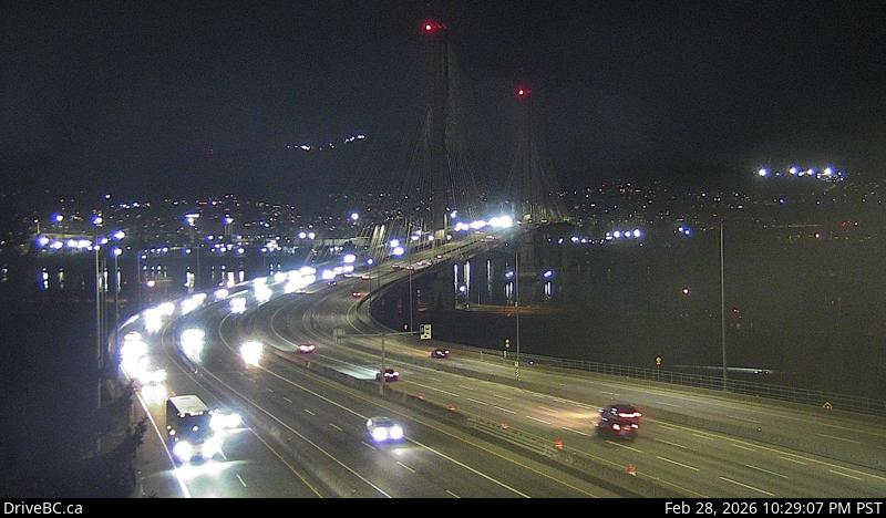 No 1 Hwy And Port Mann Bridge