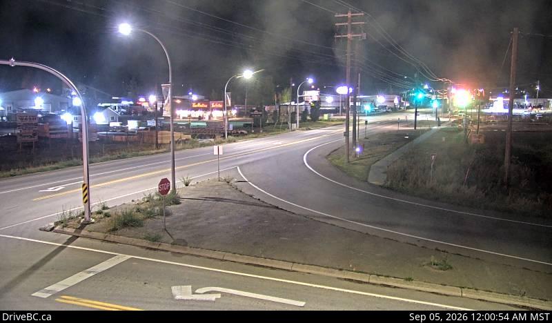 Live DriveBC webcam: Creston — South on Highway 3 (Kootenay Pass)