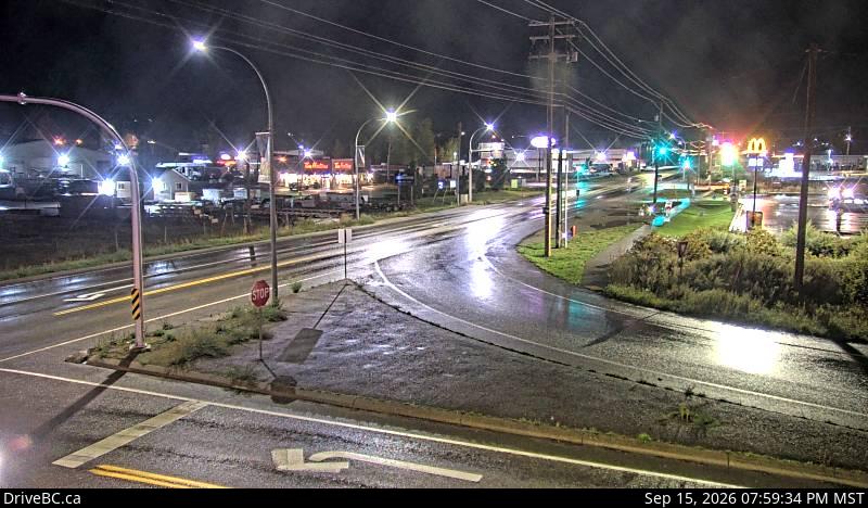 Live DriveBC webcam: Creston — South on Highway 3 (Kootenay Pass)