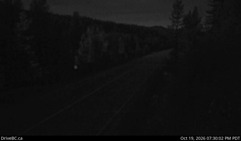 DriveBC webcam: Bombi Summit on Highway 3 (Kootenay Pass)