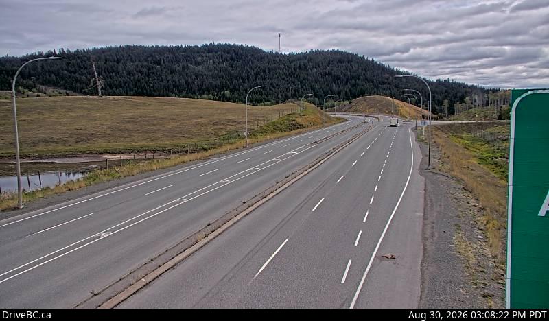 DriveBC webcam: Aspen Grove — South on Highway 97C (Okanagan Connector)