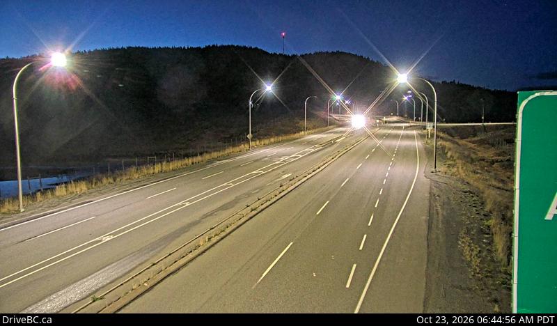 Live DriveBC webcam: Aspen Grove — South on Highway 97C (Okanagan Connector)