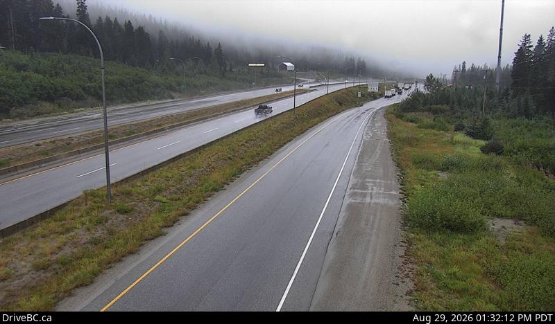 Zopkios Southbound — Hwy 5 southbound at Zopkios Rest Area, near Coquihalla Summit